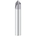 Fullerton Tool 60°, 90°, 120° End Style - 3730 Chamfer Mill GP End Mills, TIALN, Straight, Chamfer, Standard, 1/8 36161